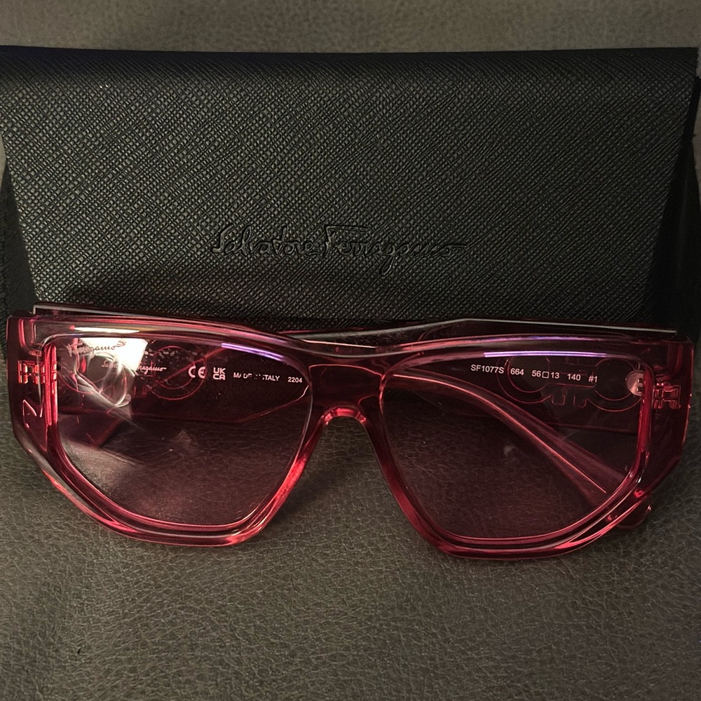 Salvatore Ferragamo Pink Sunglasses